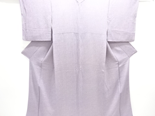 縮緬地　疋田模様一つ紋小紋着物